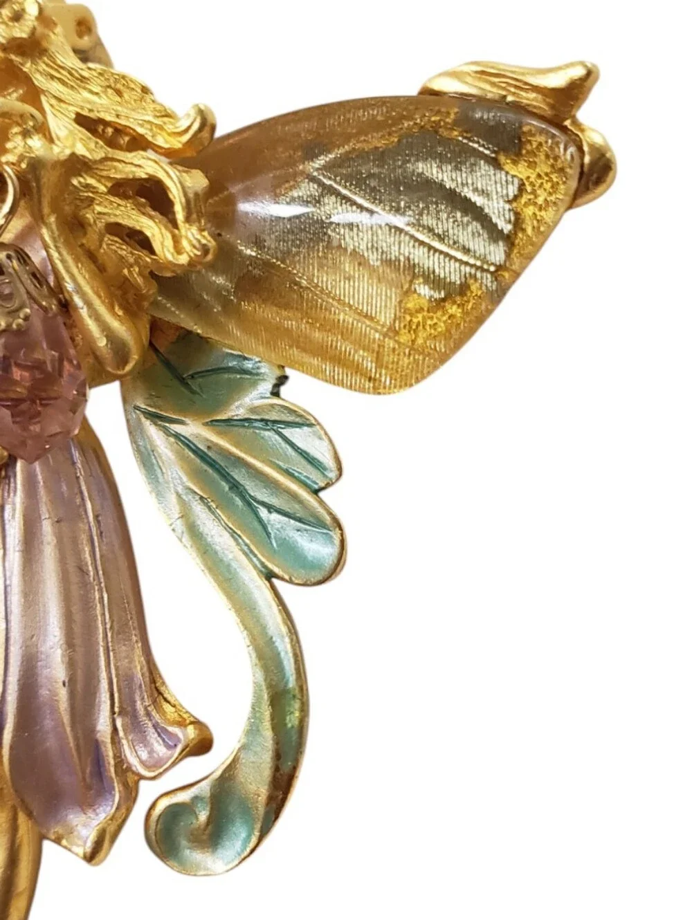 Vintage Kirks Folly Primrose the Butterfly Fairy Brooch Pendant Retired